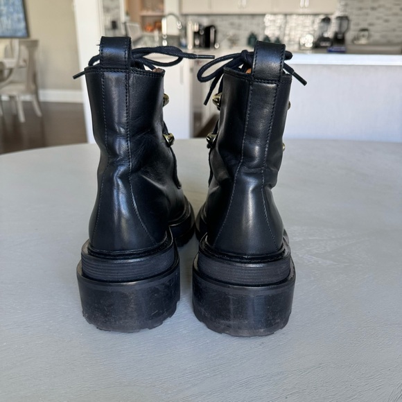 SANDRO Eldorado Black Leather Boots - Picture 10 of 12